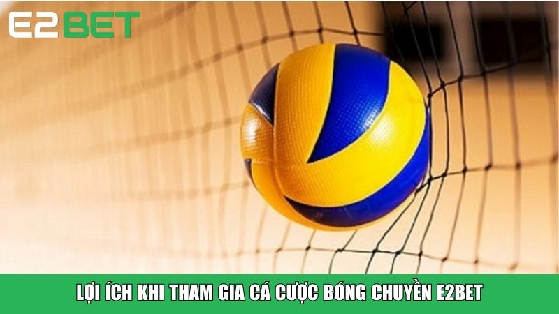 Lợi ích khi tham gia cá cược bóng chuyền E2BET